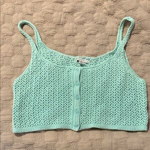 American Eagle Button front sweater cami